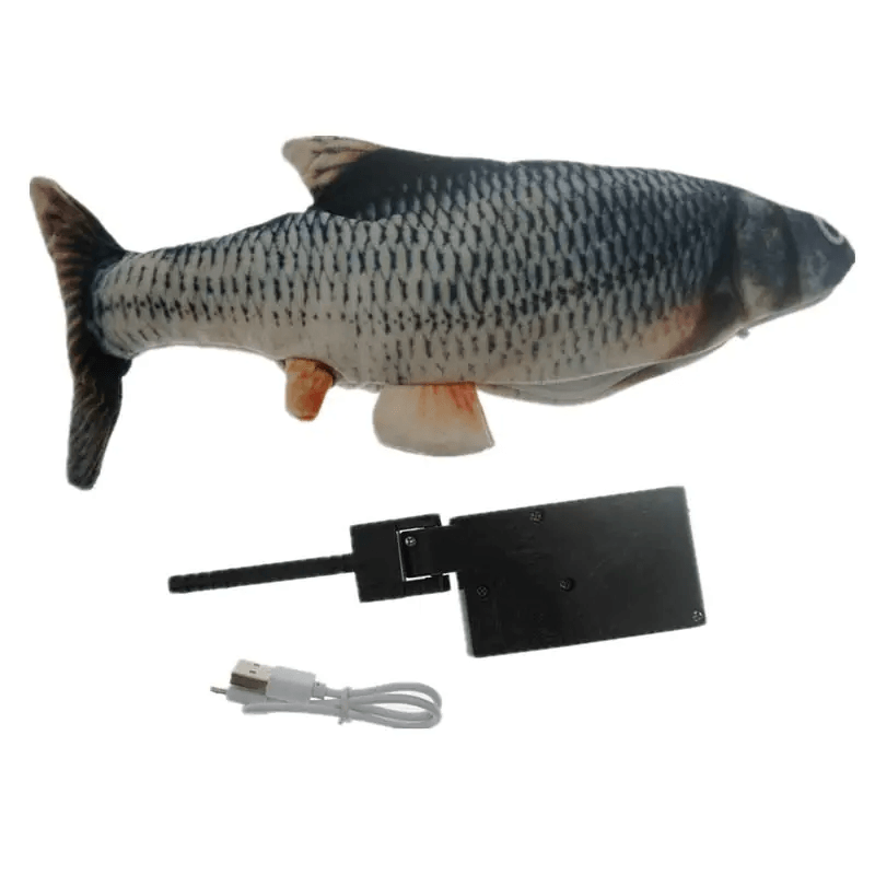 Peixe Interativo Elétrico Para Gatos – Carregamento USB 30cm - big mimo