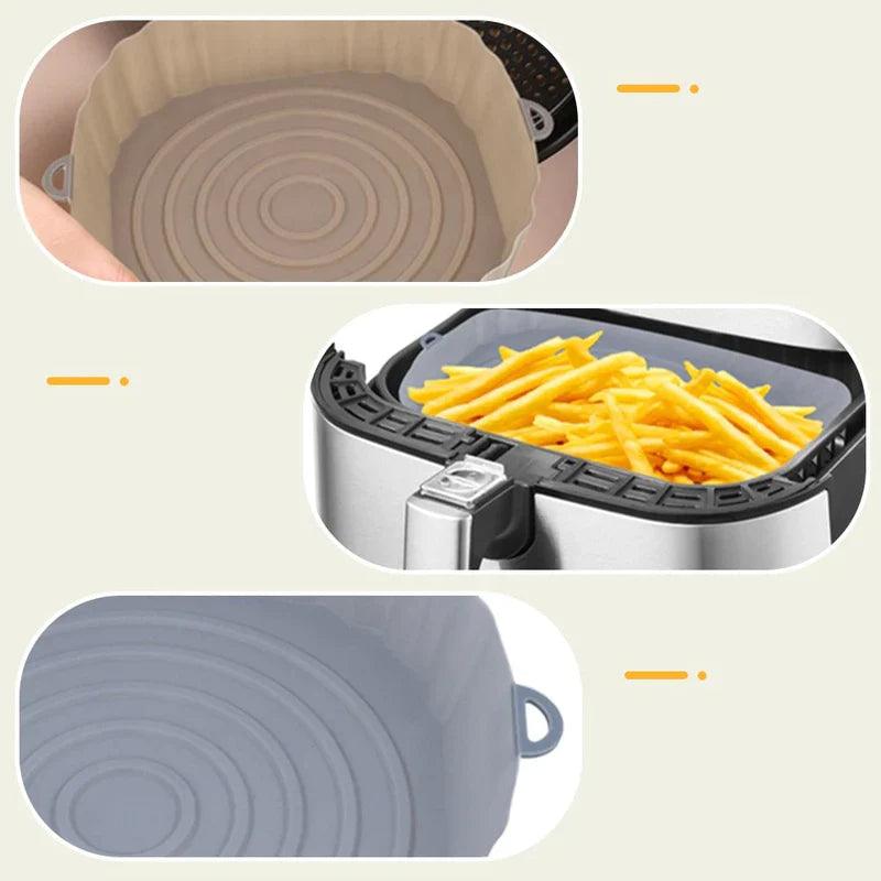 Forma de Silicone Para Air Fryer - big mimo